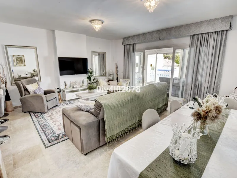 Prime Benalmádena Costa Residence with Guest Apartment, Pool, and Sea Views