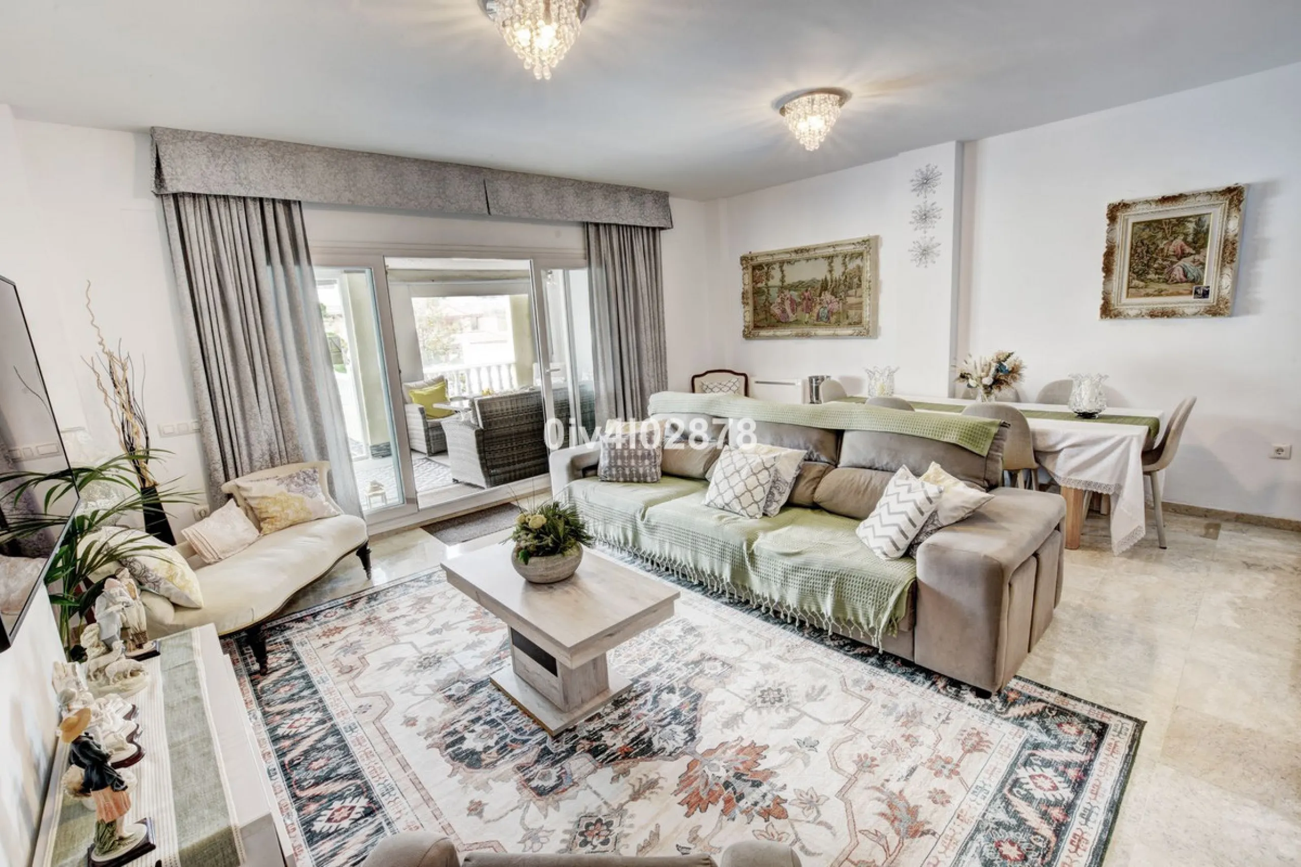 Prime Benalmádena Costa Residence with Guest Apartment, Pool, and Sea Views