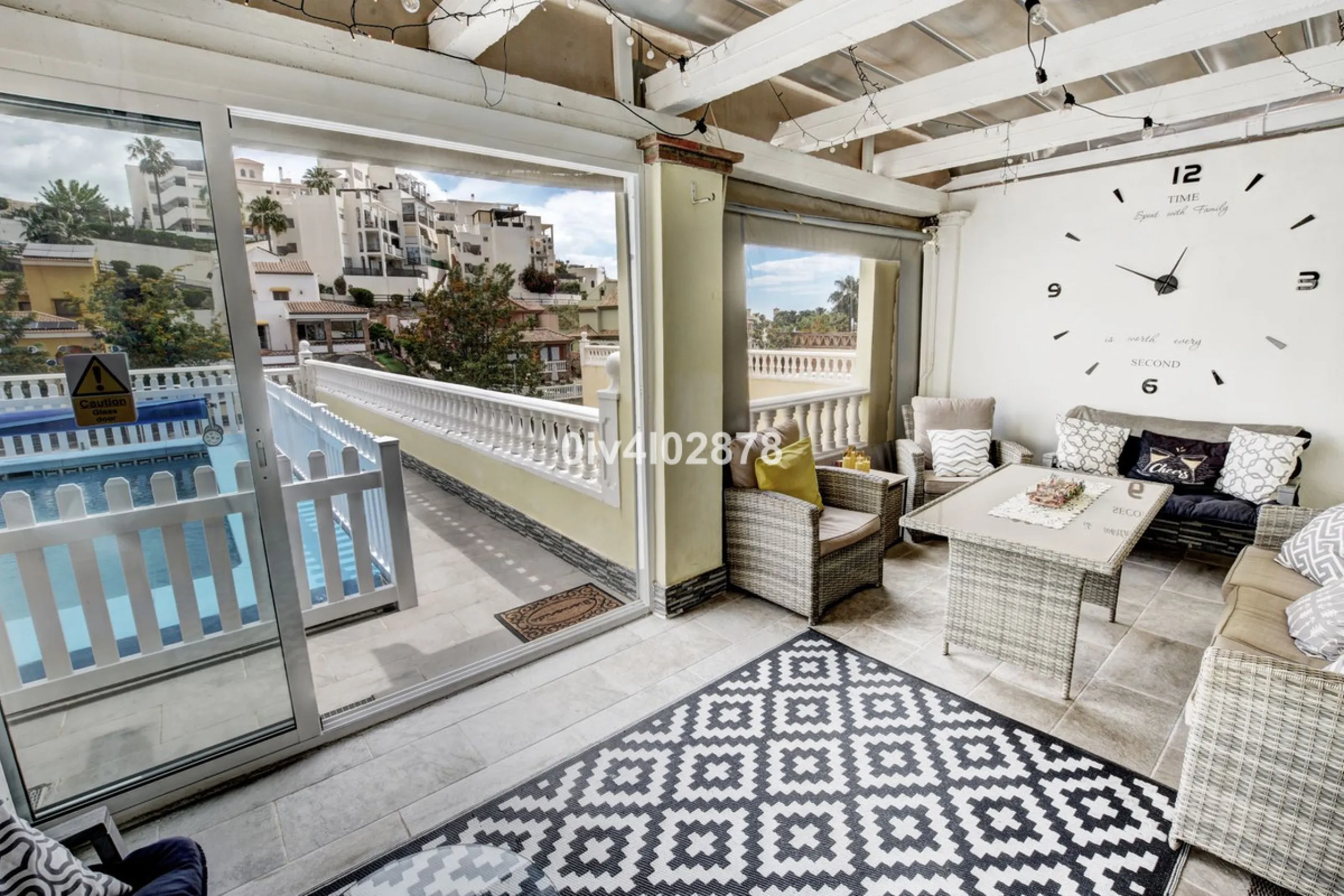 Prime Benalmádena Costa Residence with Guest Apartment, Pool, and Sea Views