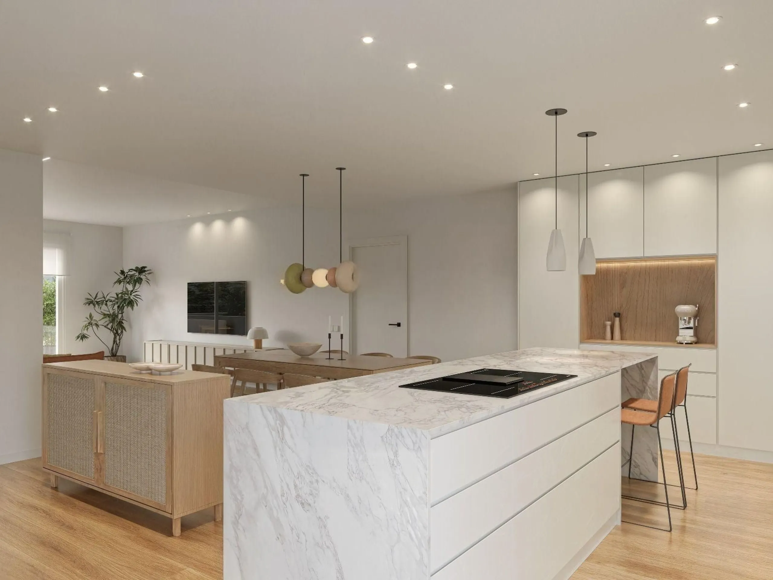 Exclusive renovated apartment with private garden in Barcelona
