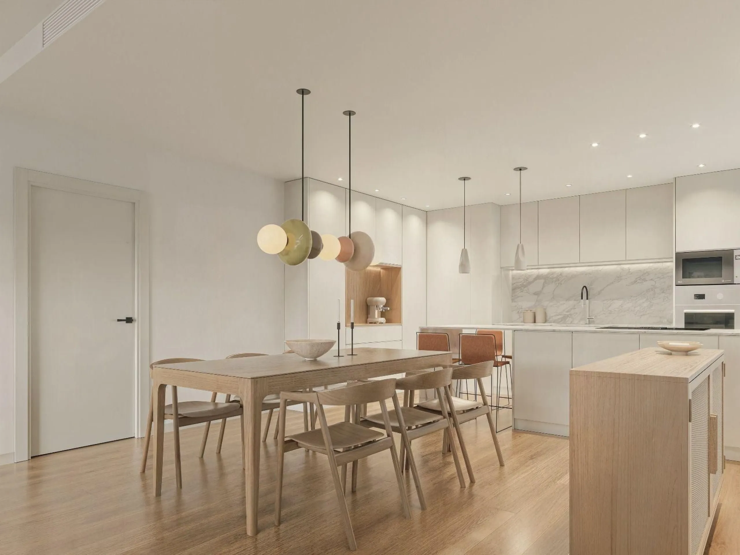 Exclusive renovated apartment with private garden in Barcelona
