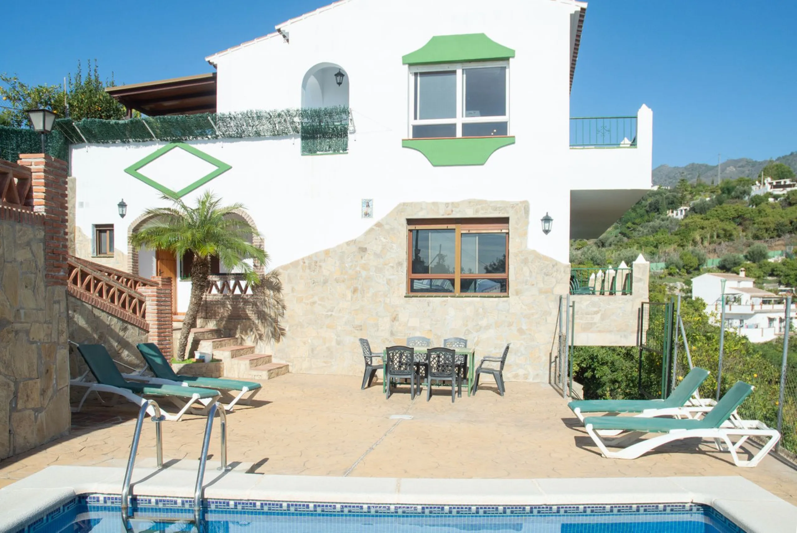 Charming Country Villa with Two Independent Homes, Private Pools & Stunning Views – Frigiliana