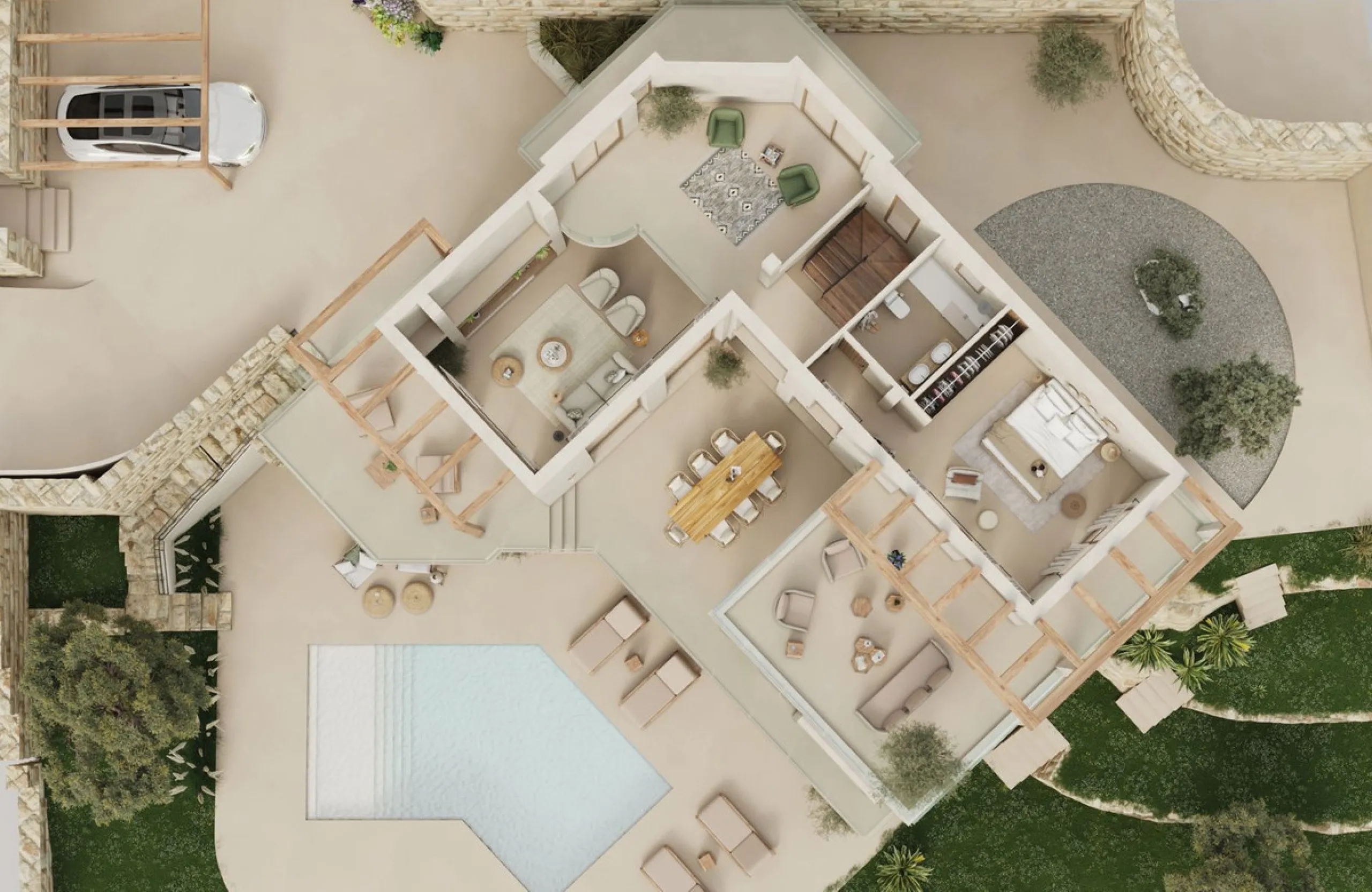 House - Detached Villa в продаже в Manilva, Málaga. В доме 4 спален и 4 ванных комнат. Площадь дома 565 м²
