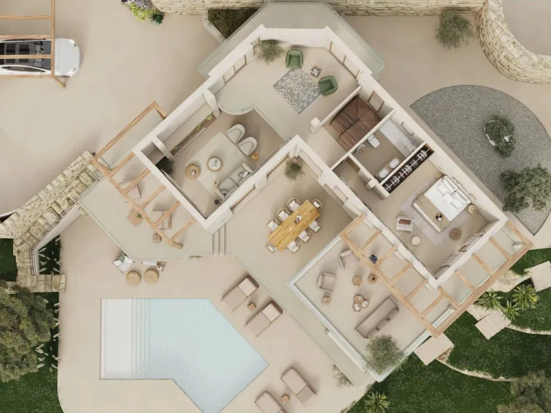House - Detached Villa в продаже в Manilva, Málaga. В доме 4 спален и 4 ванных комнат. Площадь дома 565 м²