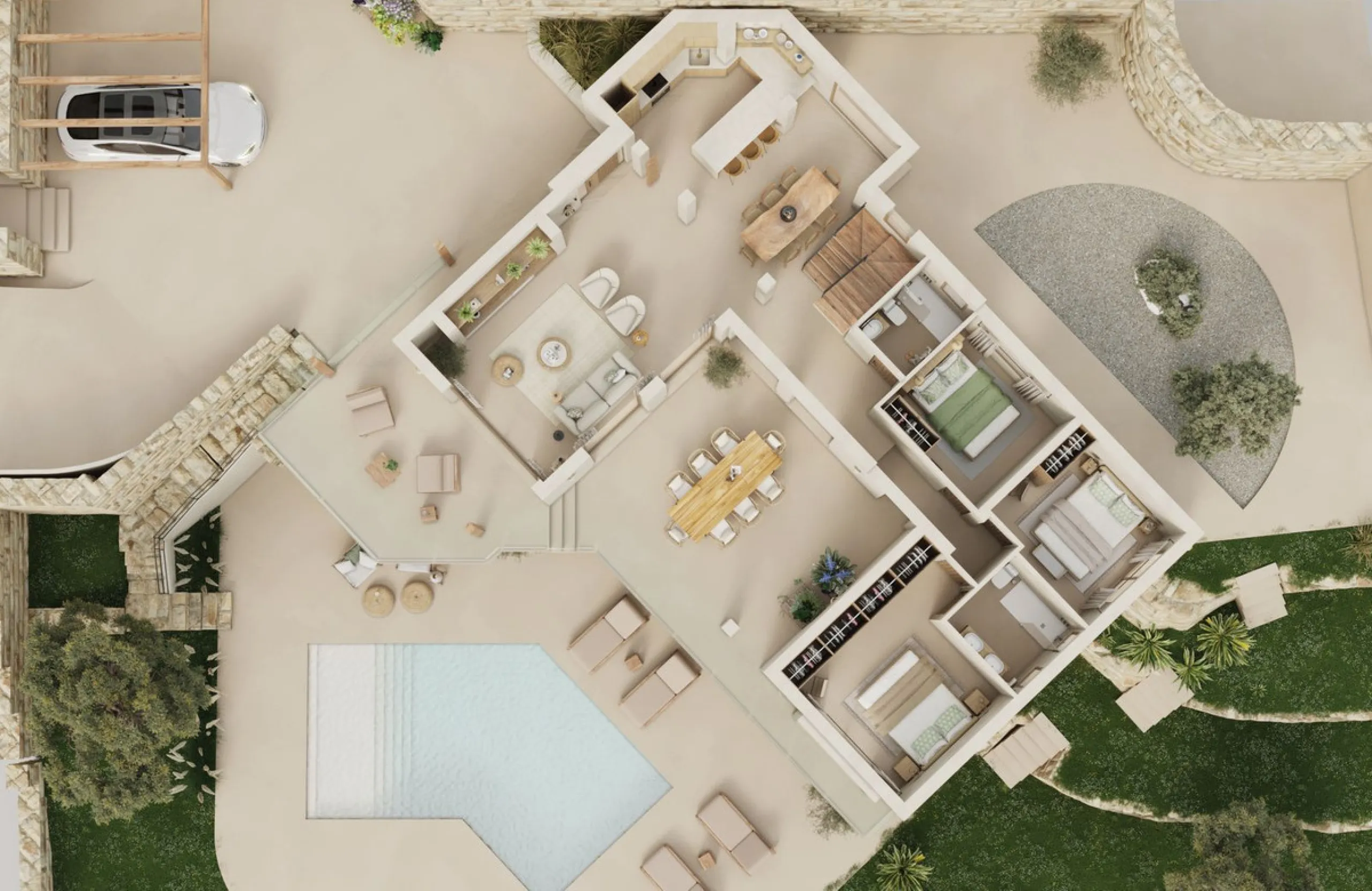House - Detached Villa в продаже в Manilva, Málaga. В доме 4 спален и 4 ванных комнат. Площадь дома 565 м²