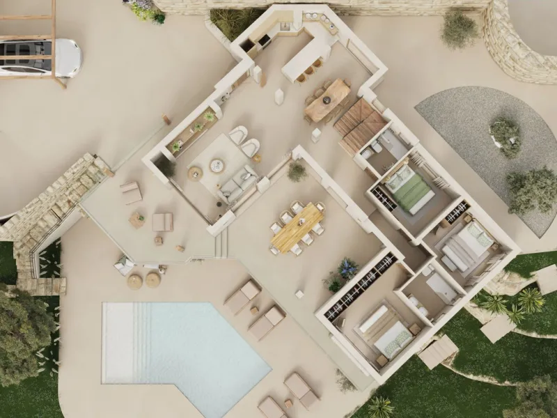 House - Detached Villa в продаже в Manilva, Málaga. В доме 4 спален и 4 ванных комнат. Площадь дома 565 м²