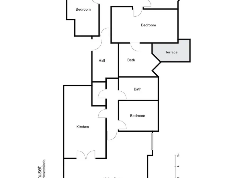 Apartment - Middle Floor Apartment в продаже в Málaga, Málaga. В доме 4 спален и 4 ванных комнат. Площадь дома 221 м²