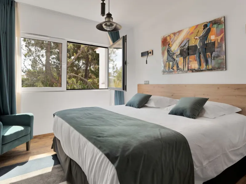 We are thrilled to present a remarkable investment opportunity: a magnificent villa converted into a boutique hotel with tourist licence, just 50 meters from the beach. This property features 16 soundproofed, en-suite rooms, all fully equipped and recentl