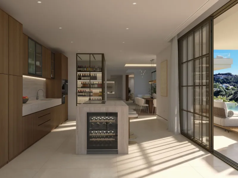 Turn-key luxury villa for sale within the Marbella Club Golf Resort, in a very quiet area surrounded by forest.