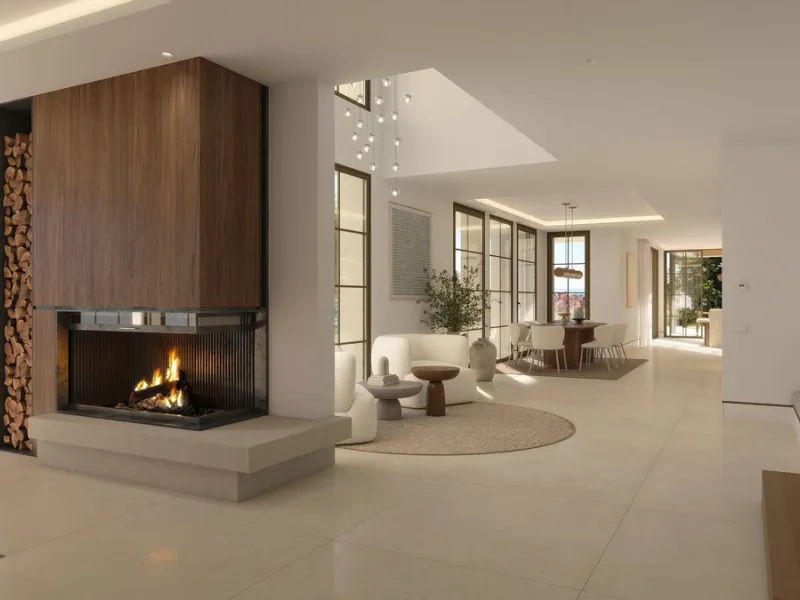 Turn-key luxury villa for sale within the Marbella Club Golf Resort, in a very quiet area surrounded by forest.