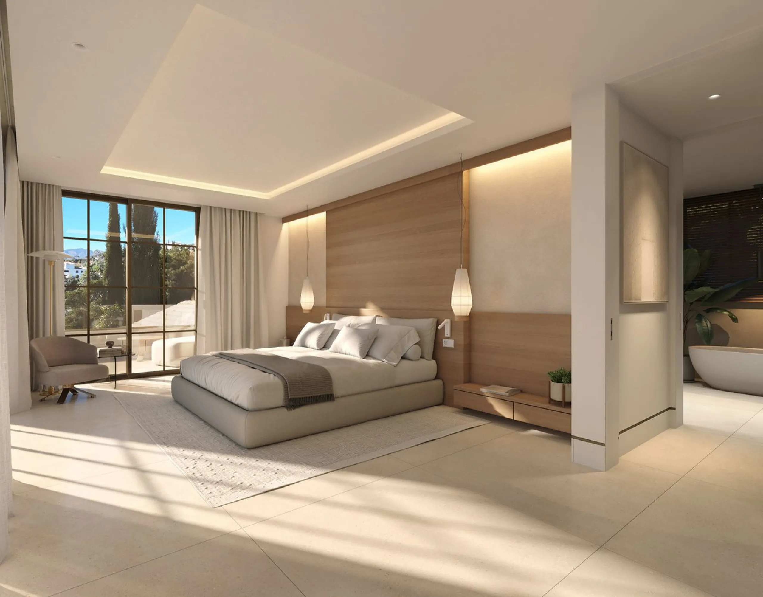Turn-key luxury villa for sale within the Marbella Club Golf Resort, in a very quiet area surrounded by forest.
