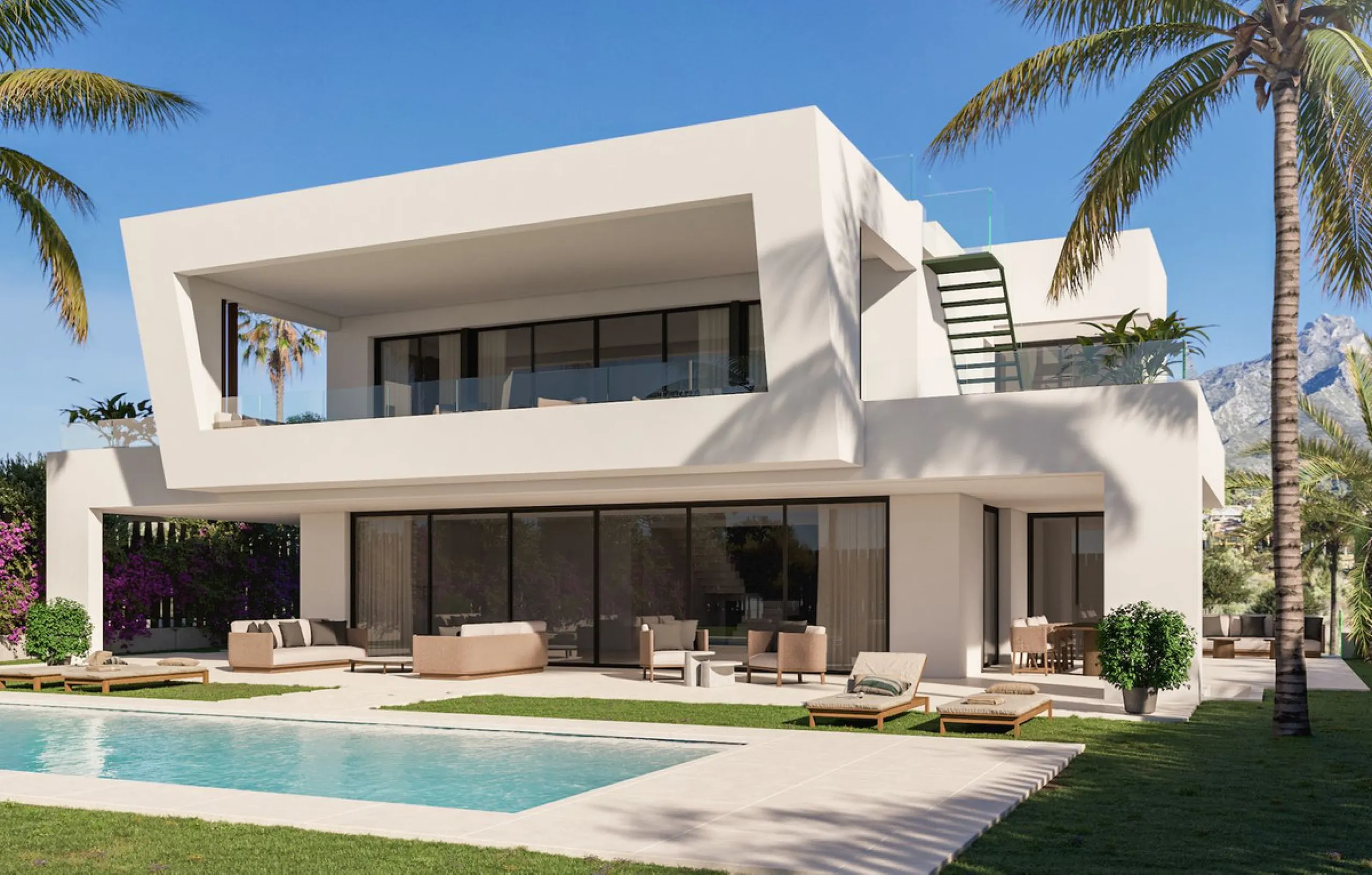 House - Detached Villa в продаже в Marbella, Málaga. В доме 5 спален и 6 ванных комнат. Площадь дома 630 м². Площадь участка 2105 м²