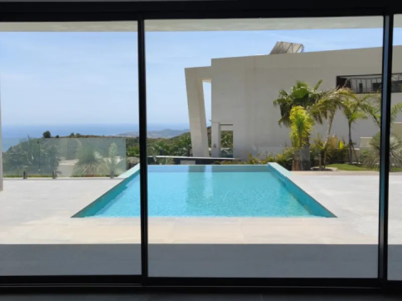 The brand new Villa Malpatros is a perfect combination of design and the comfort of a stunning luxury villa in a natural setting with spectacular sea views.