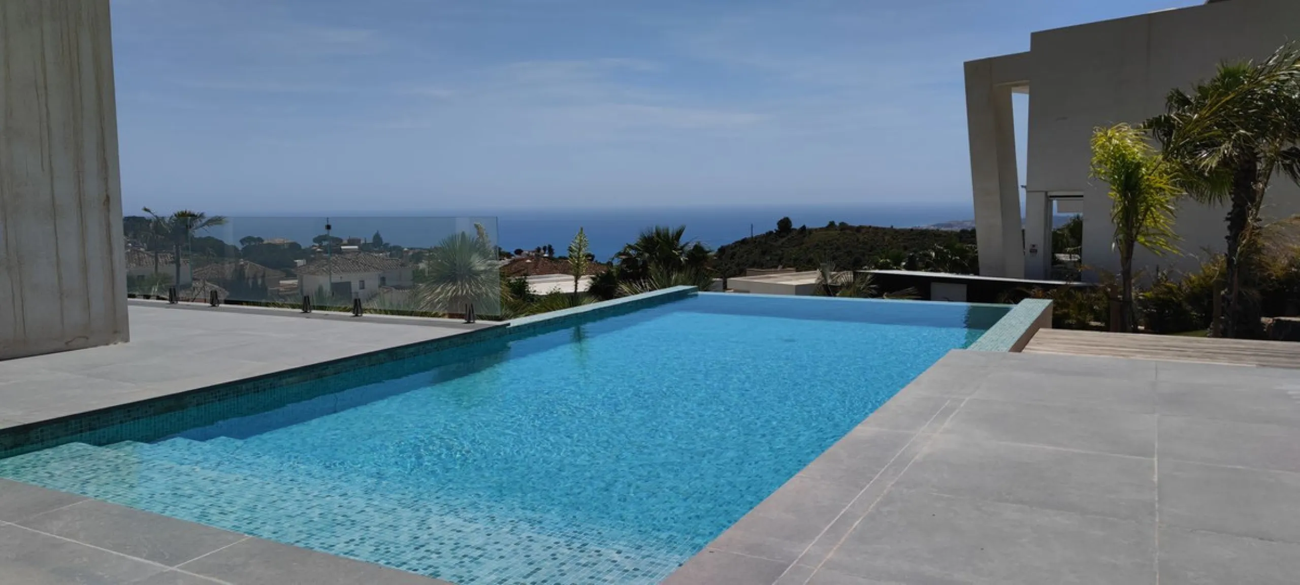 The brand new Villa Malpatros is a perfect combination of design and the comfort of a stunning luxury villa in a natural setting with spectacular sea views.