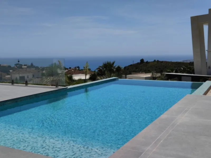 The brand new Villa Malpatros is a perfect combination of design and the comfort of a stunning luxury villa in a natural setting with spectacular sea views.