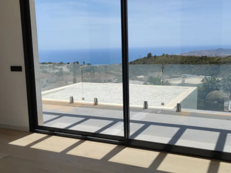 The brand new Villa Malpatros is a perfect combination of design and the comfort of a stunning luxury villa in a natural setting with spectacular sea views.