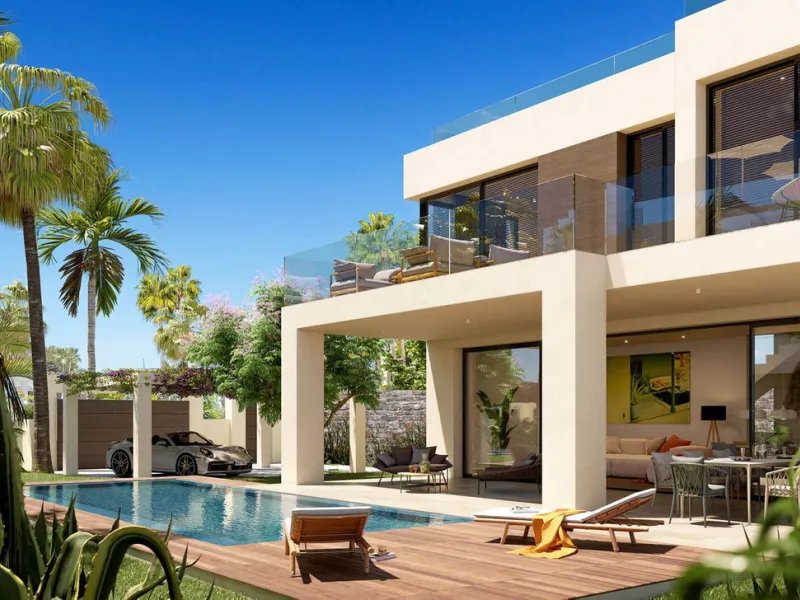 LUXURY MODERN VILLA BORDERING THE NATURE IN MONTE BIARRITZ, NUEVA ATALAYA, ESTEPONA!