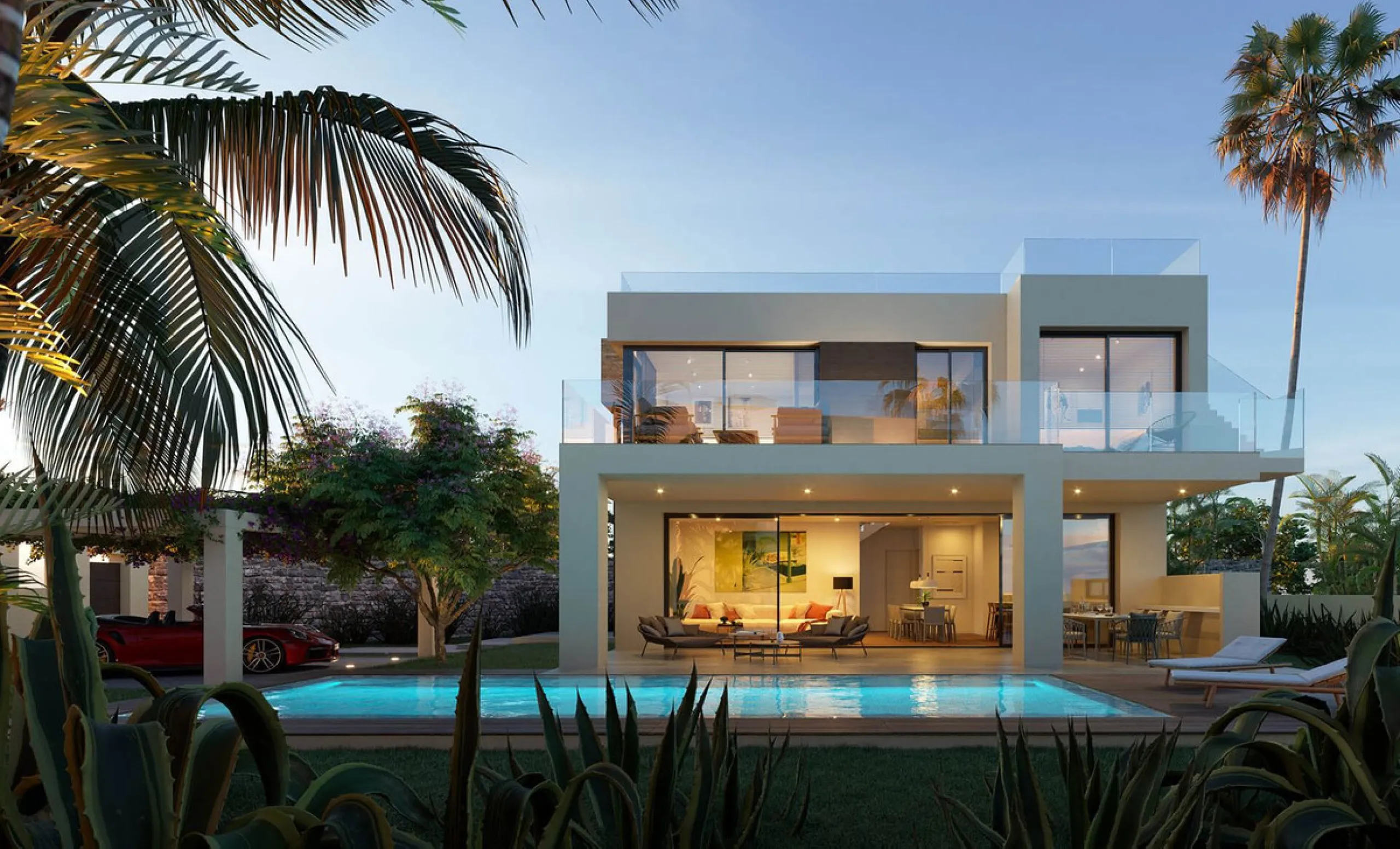 LUXURY MODERN VILLA BORDERING THE NATURE IN MONTE BIARRITZ, NUEVA ATALAYA, ESTEPONA!