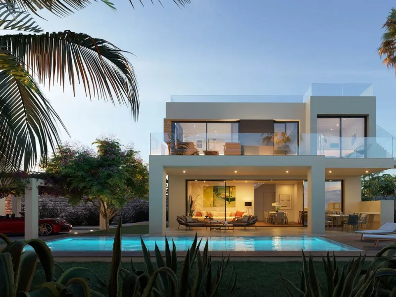 LUXURY MODERN VILLA BORDERING THE NATURE IN MONTE BIARRITZ, NUEVA ATALAYA, ESTEPONA!
