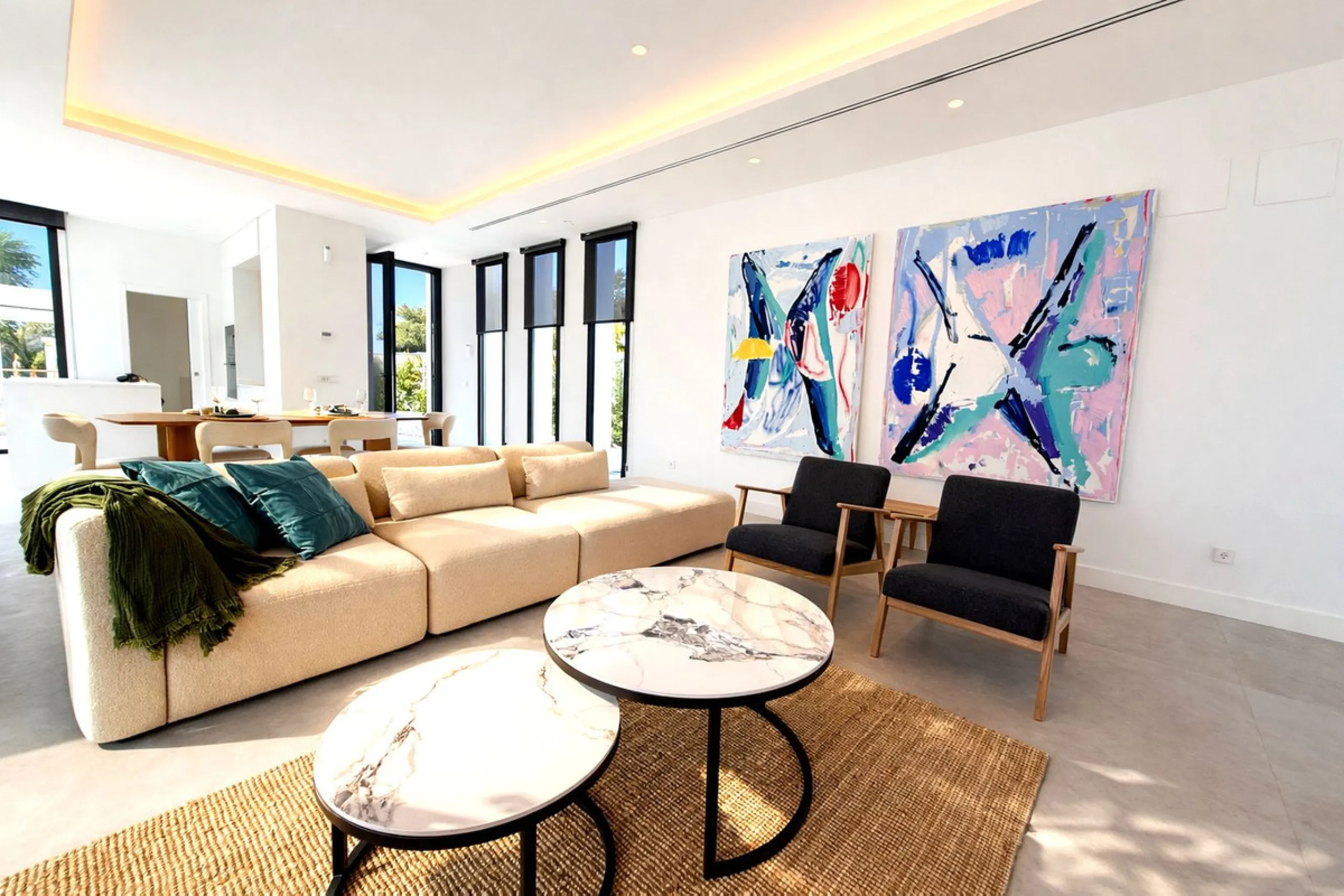 LUXURY MODERN VILLA BORDERING THE NATURE IN MONTE BIARRITZ, NUEVA ATALAYA, ESTEPONA!