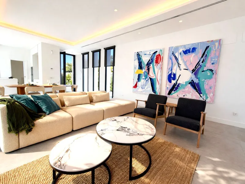 LUXURY MODERN VILLA BORDERING THE NATURE IN MONTE BIARRITZ, NUEVA ATALAYA, ESTEPONA!