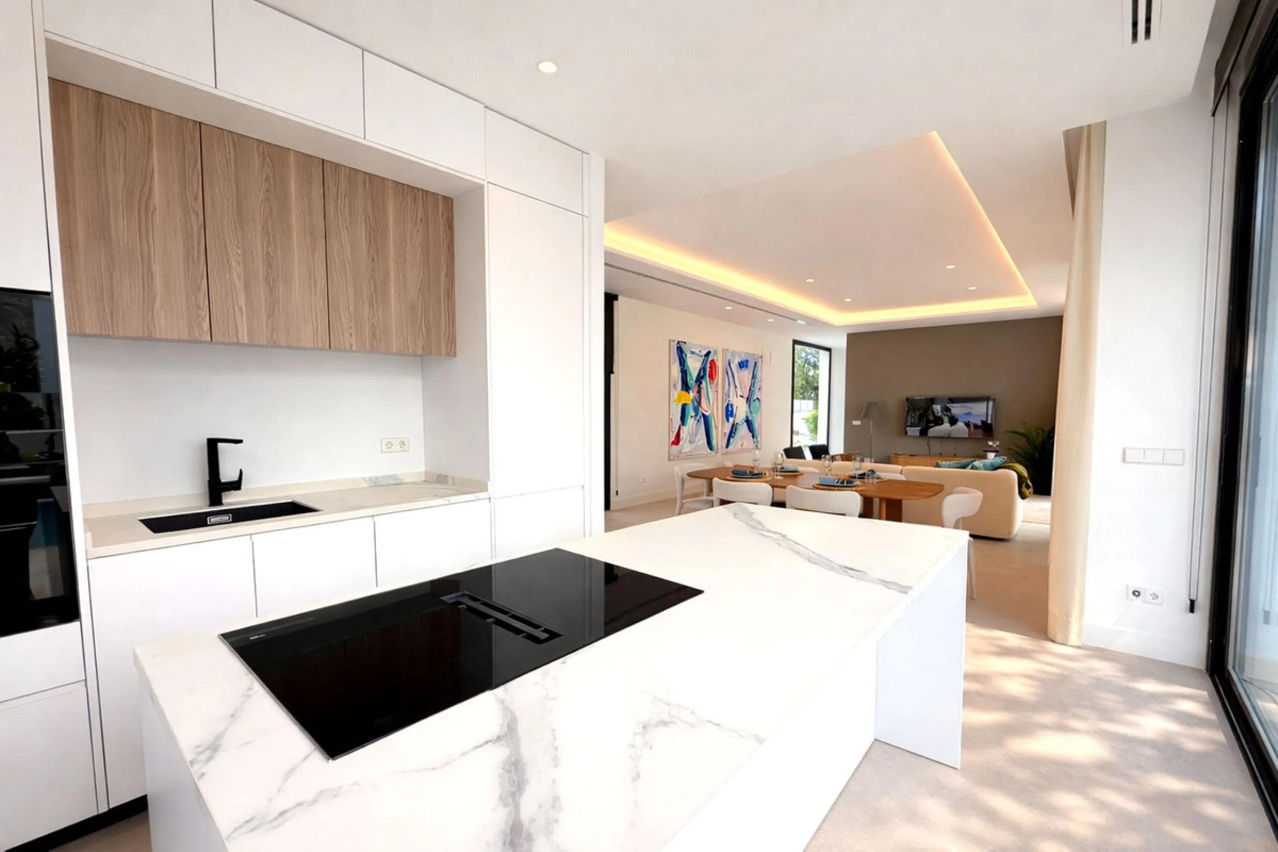 LUXURY MODERN VILLA BORDERING THE NATURE IN MONTE BIARRITZ, NUEVA ATALAYA, ESTEPONA!