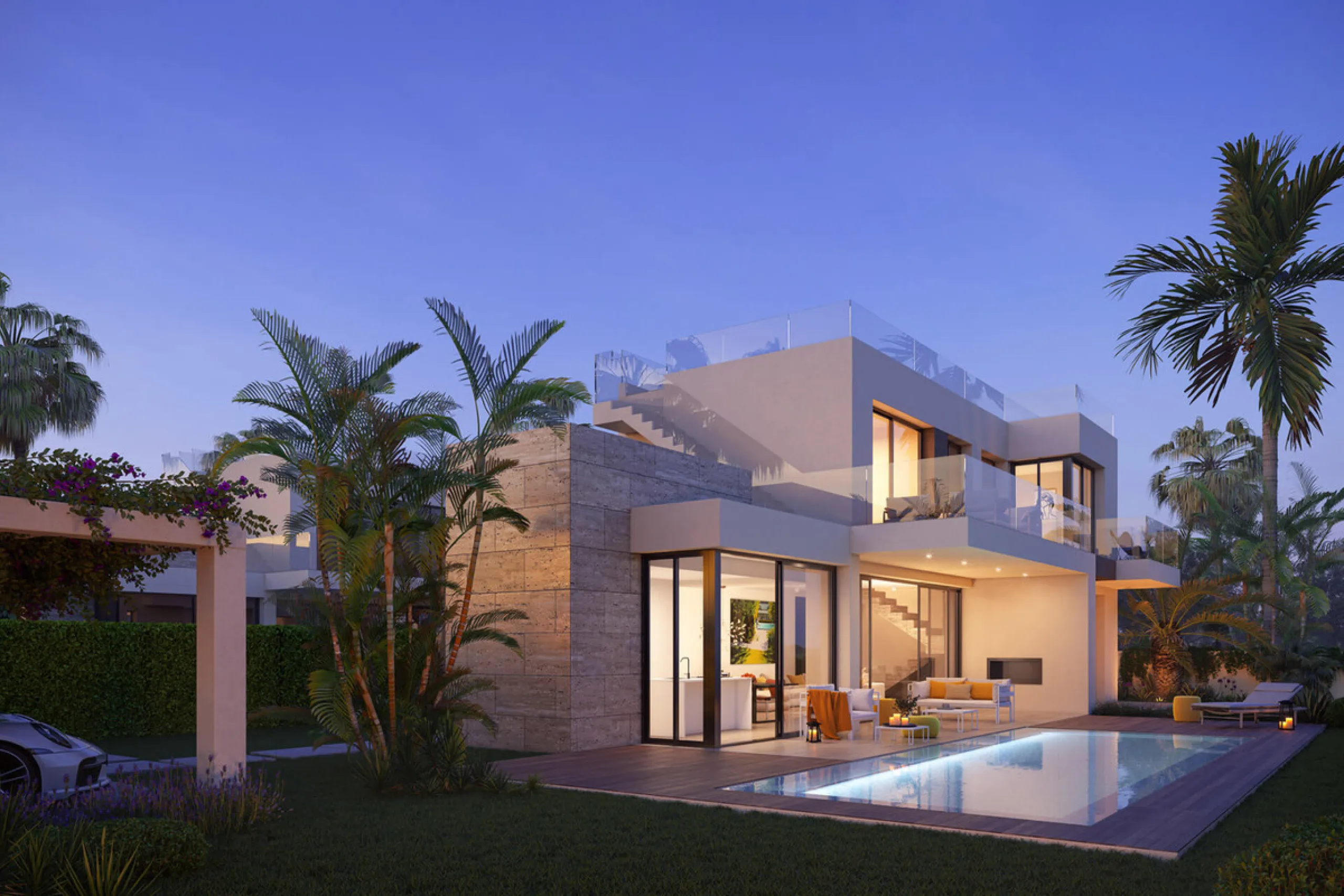 LUXURY MODERN VILLA BORDERING THE NATURE IN MONTE BIARRITZ, NUEVA ATALAYA, ESTEPONA!