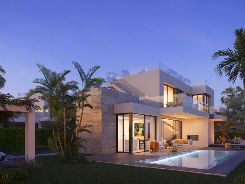 LUXURY MODERN VILLA BORDERING THE NATURE IN MONTE BIARRITZ, NUEVA ATALAYA, ESTEPONA!