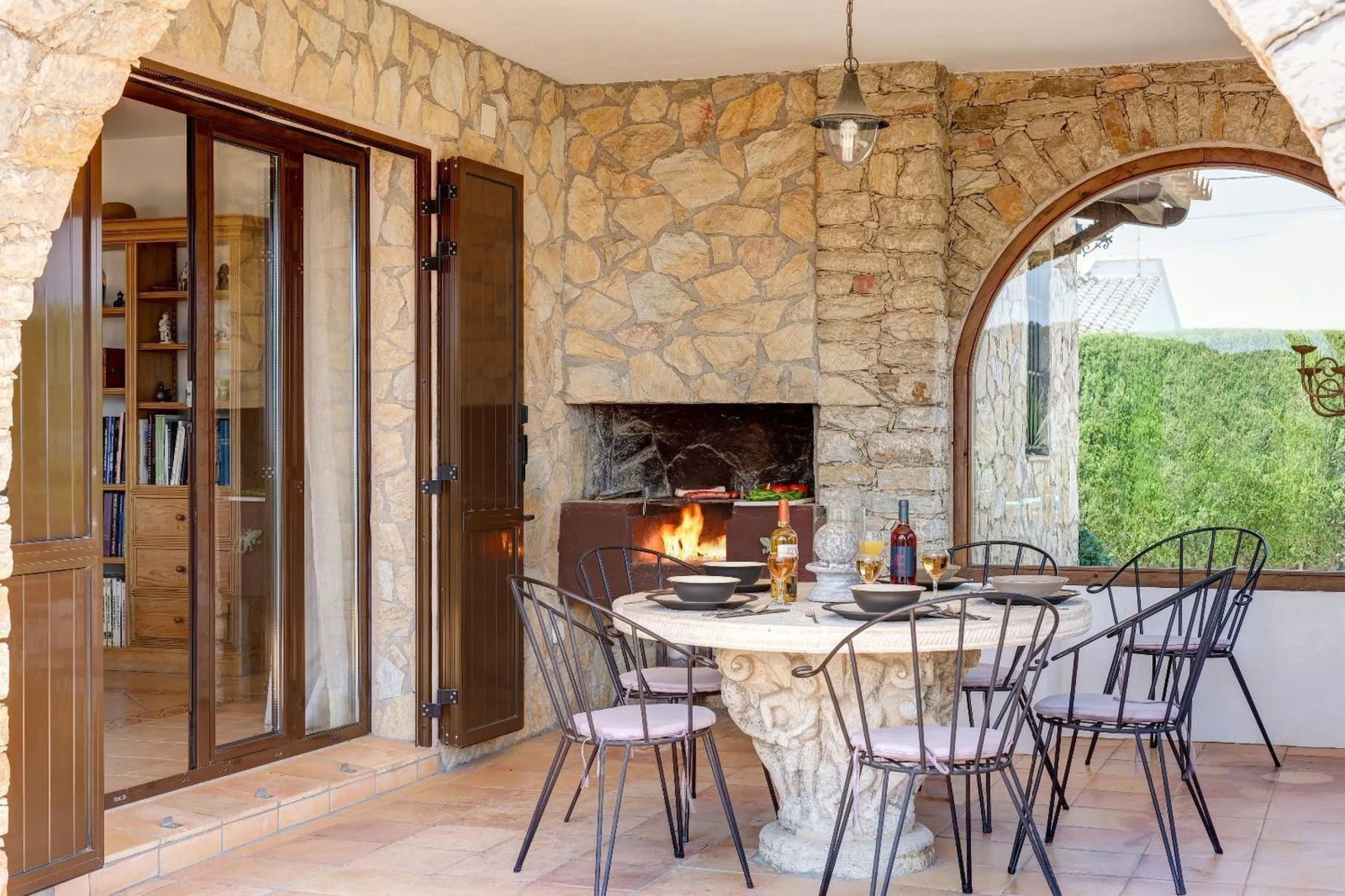 Stone House with Pool and Sea Views in Sa Riera, Costa Brava