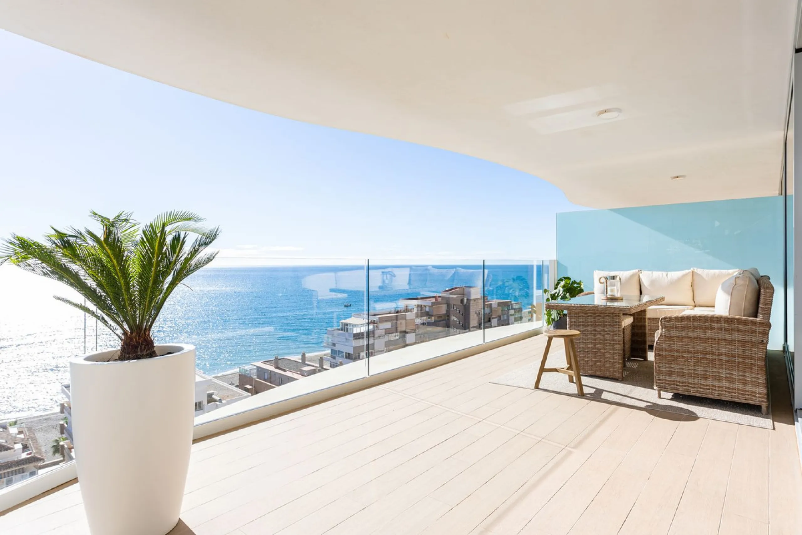 Would you like to live just few steps from the beach, feel the waves at your terrace and enjoy your own roof top solarium, look over the rooftops and feel the sea breeze? This exclusive penthouse apartment is located in one of the finest new builds called