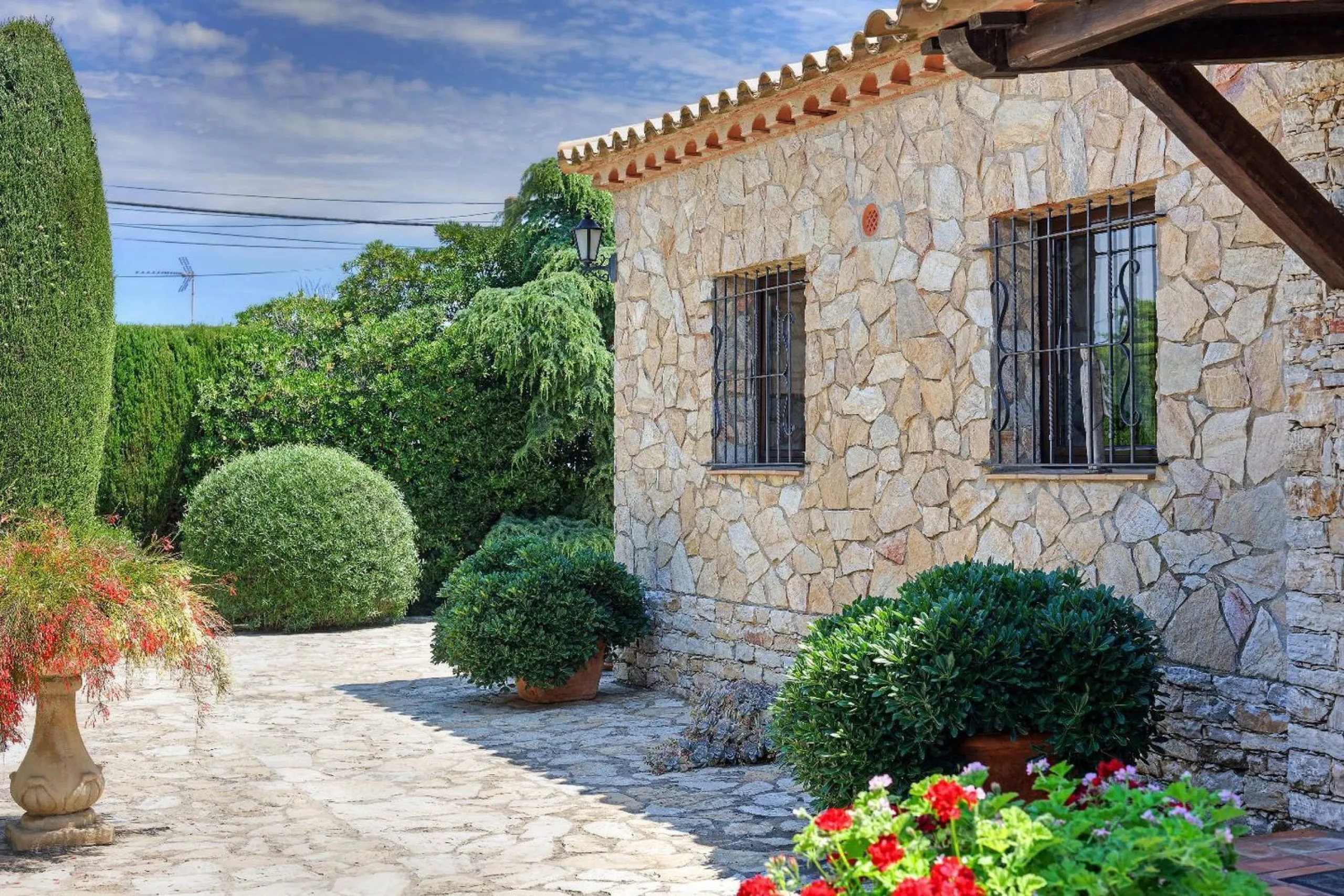 Stone House with Pool and Sea Views in Sa Riera, Costa Brava