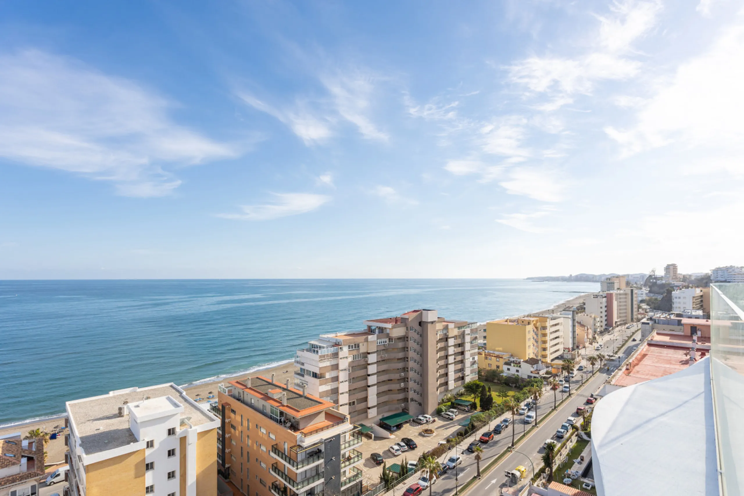 Would you like to live just few steps from the beach, feel the waves at your terrace and enjoy your own roof top solarium, look over the rooftops and feel the sea breeze? This exclusive penthouse apartment is located in one of the finest new builds called
