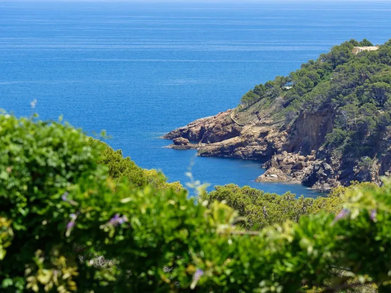 Stone House with Pool and Sea Views in Sa Riera, Costa Brava