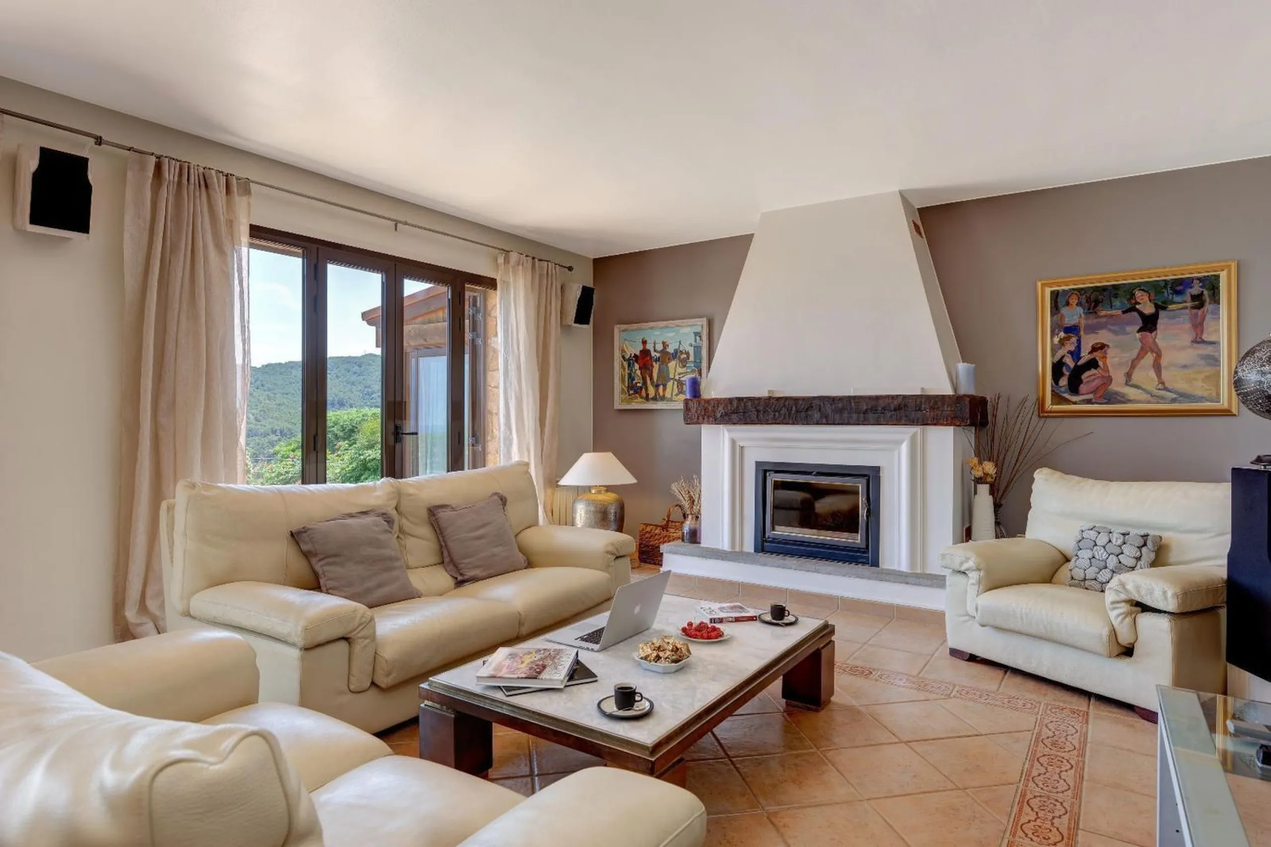 Stone House with Pool and Sea Views in Sa Riera, Costa Brava