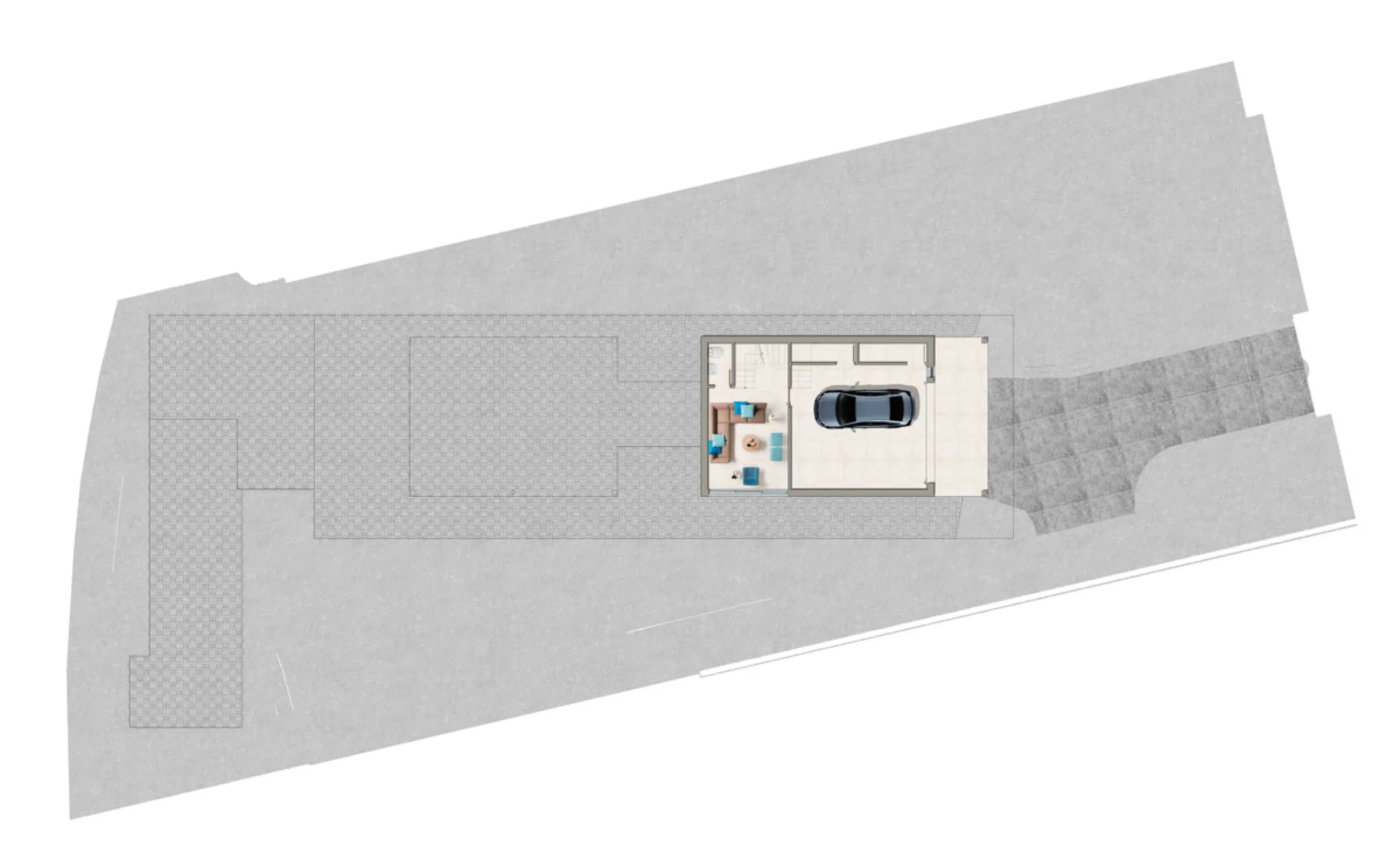 Plot with building license.