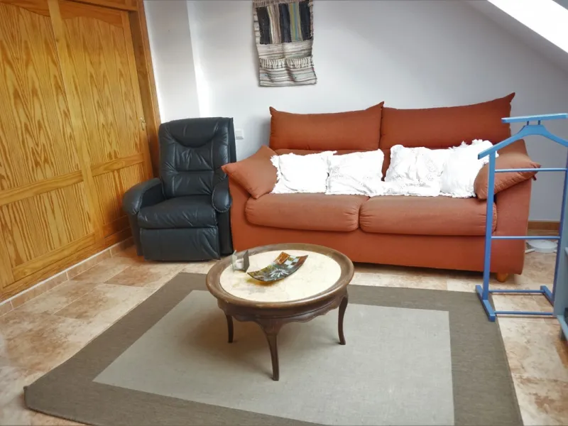 Beautiful duplex flat in first line beach, with wonderful views to the sea. It has an open plan kitchen, which opens onto a small balcony. It is next to the cosy living room. On the same floor there is a bathroom and a double bedroom, which also includes 