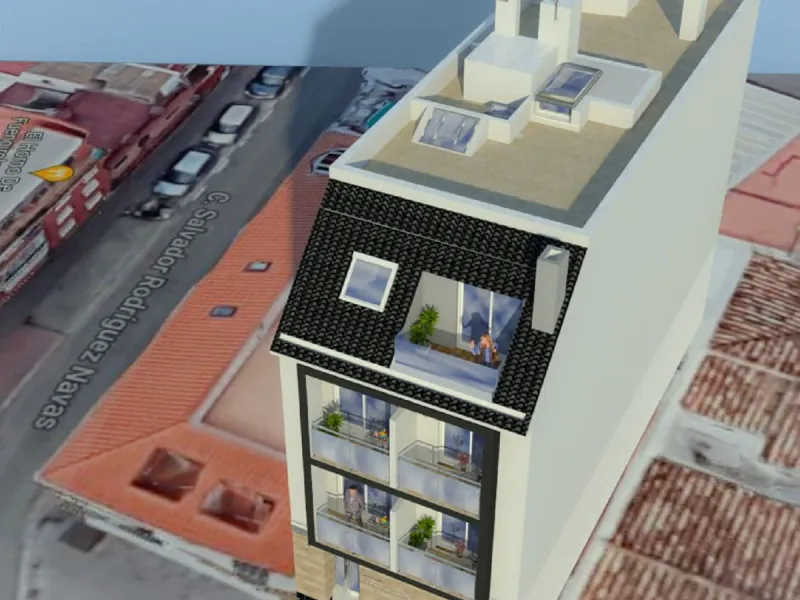 Turnkey building for sale, building licence already obtained, work ends in septiembre 2025. Located in an absolutely privileged area, second line beach in the well known Plaza Picasso. In the centre of Fuengirola next to the beach, ideal for investment. 4