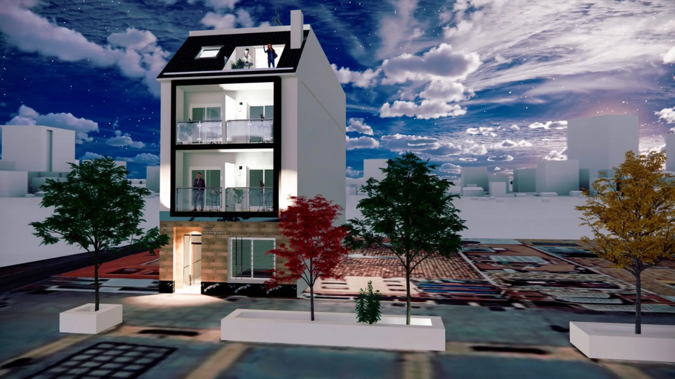 Turnkey building for sale, building licence already obtained, work ends in septiembre 2025. Located in an absolutely privileged area, second line beach in the well known Plaza Picasso. In the centre of Fuengirola next to the beach, ideal for investment. 4