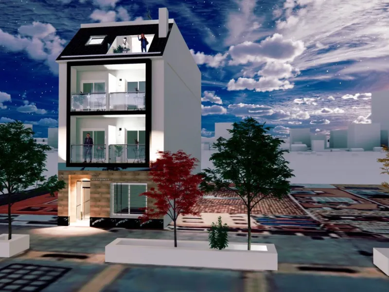 Turnkey building for sale, building licence already obtained, work ends in septiembre 2025. Located in an absolutely privileged area, second line beach in the well known Plaza Picasso. In the centre of Fuengirola next to the beach, ideal for investment. 4