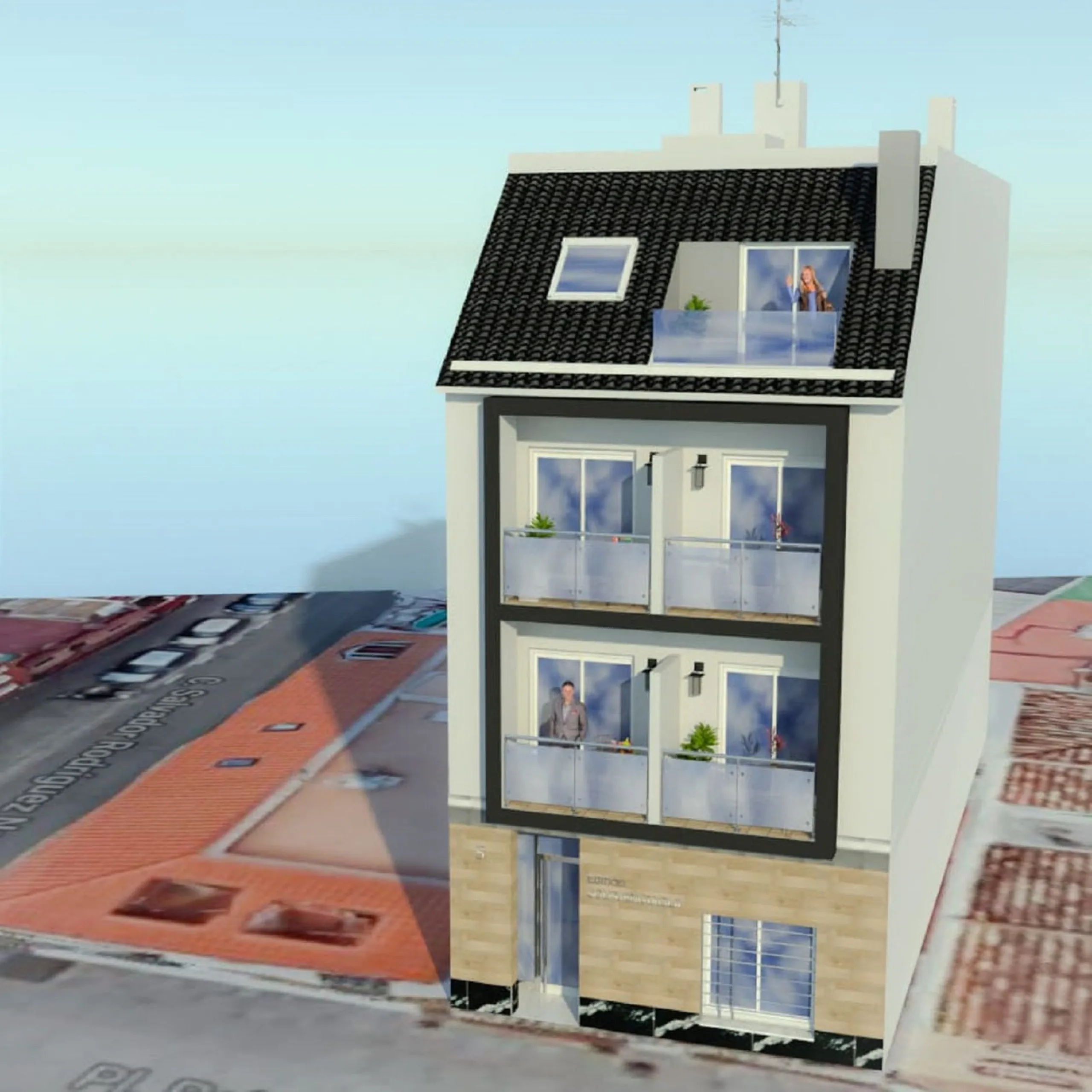Turnkey building for sale, building licence already obtained, work ends in septiembre 2025. Located in an absolutely privileged area, second line beach in the well known Plaza Picasso. In the centre of Fuengirola next to the beach, ideal for investment. 4