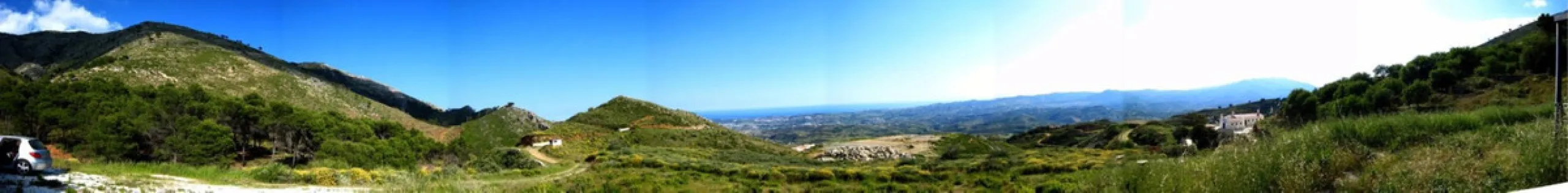 Fantastic plots which have panoramic sea views close to Mijas Pueblo