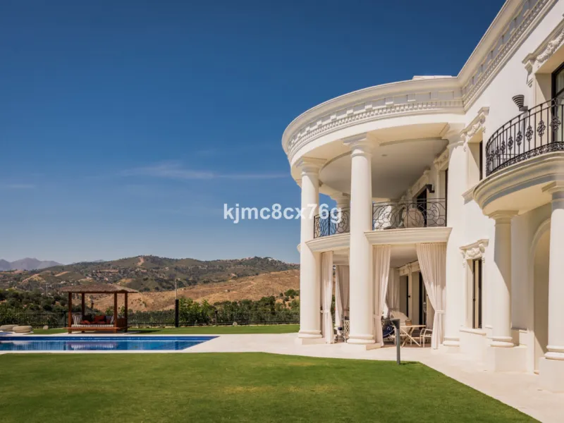 Luxury 7 bedroom villa in Hacienda Las Chapas, Marbella East. It's the most elegant villas district in the eastern part of Marbella. The residential community offers 24 hours security service.