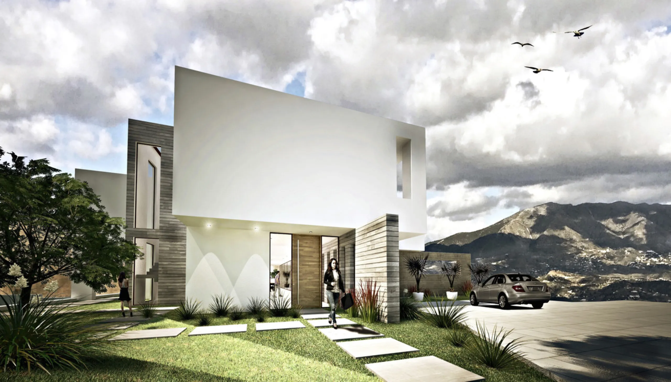 Elegant Modern Villa with Panoramic Sea Views in La Mairena, Marbella