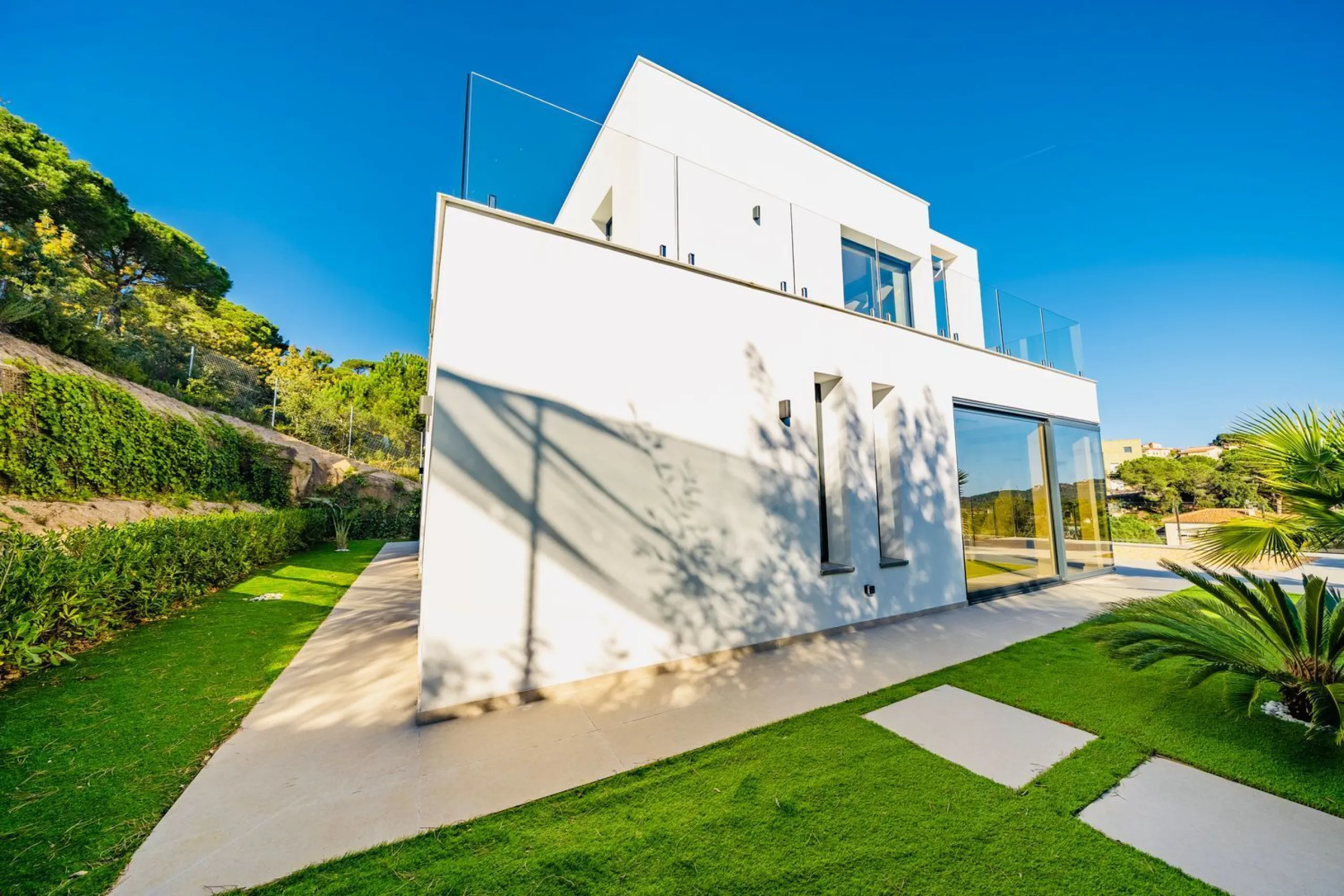 Newly built sea view house in Los Pinares, Lloret de Mar, Costa Brava