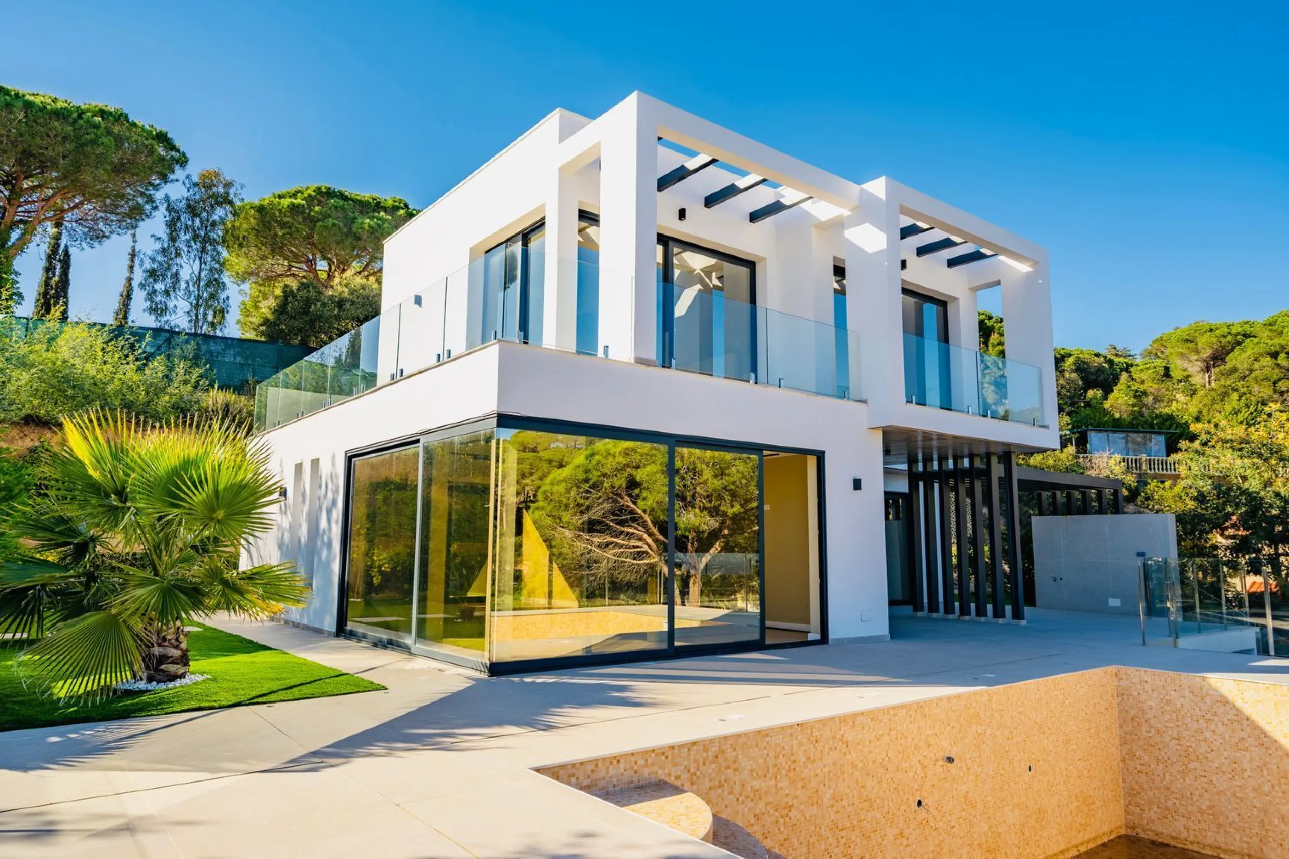 Newly built sea view house in Los Pinares, Lloret de Mar, Costa Brava