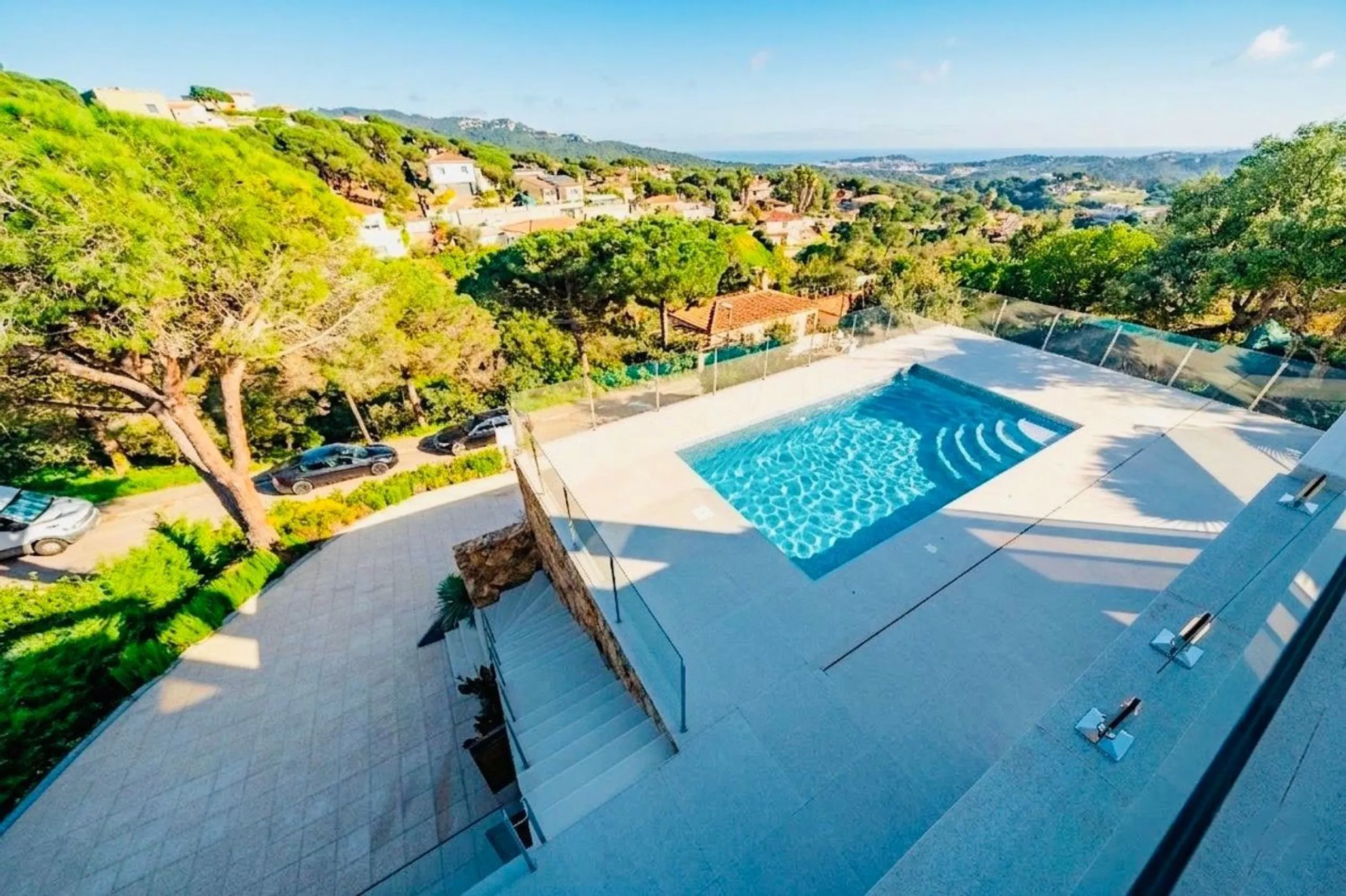 Newly built sea view house in Los Pinares, Lloret de Mar, Costa Brava