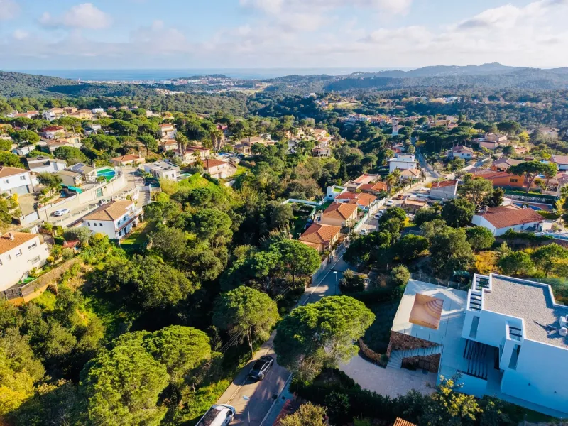 Newly built sea view house in Los Pinares, Lloret de Mar, Costa Brava