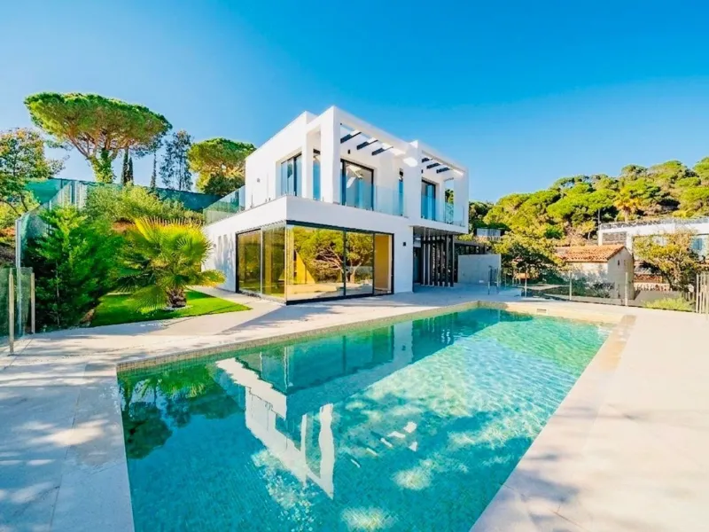 Newly built sea view house in Los Pinares, Lloret de Mar, Costa Brava