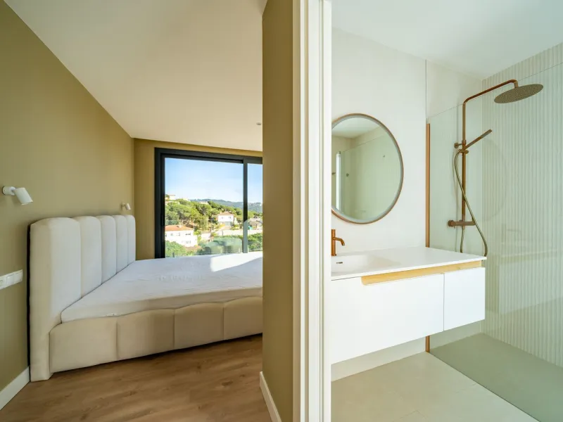 Newly built sea view house in Los Pinares, Lloret de Mar, Costa Brava