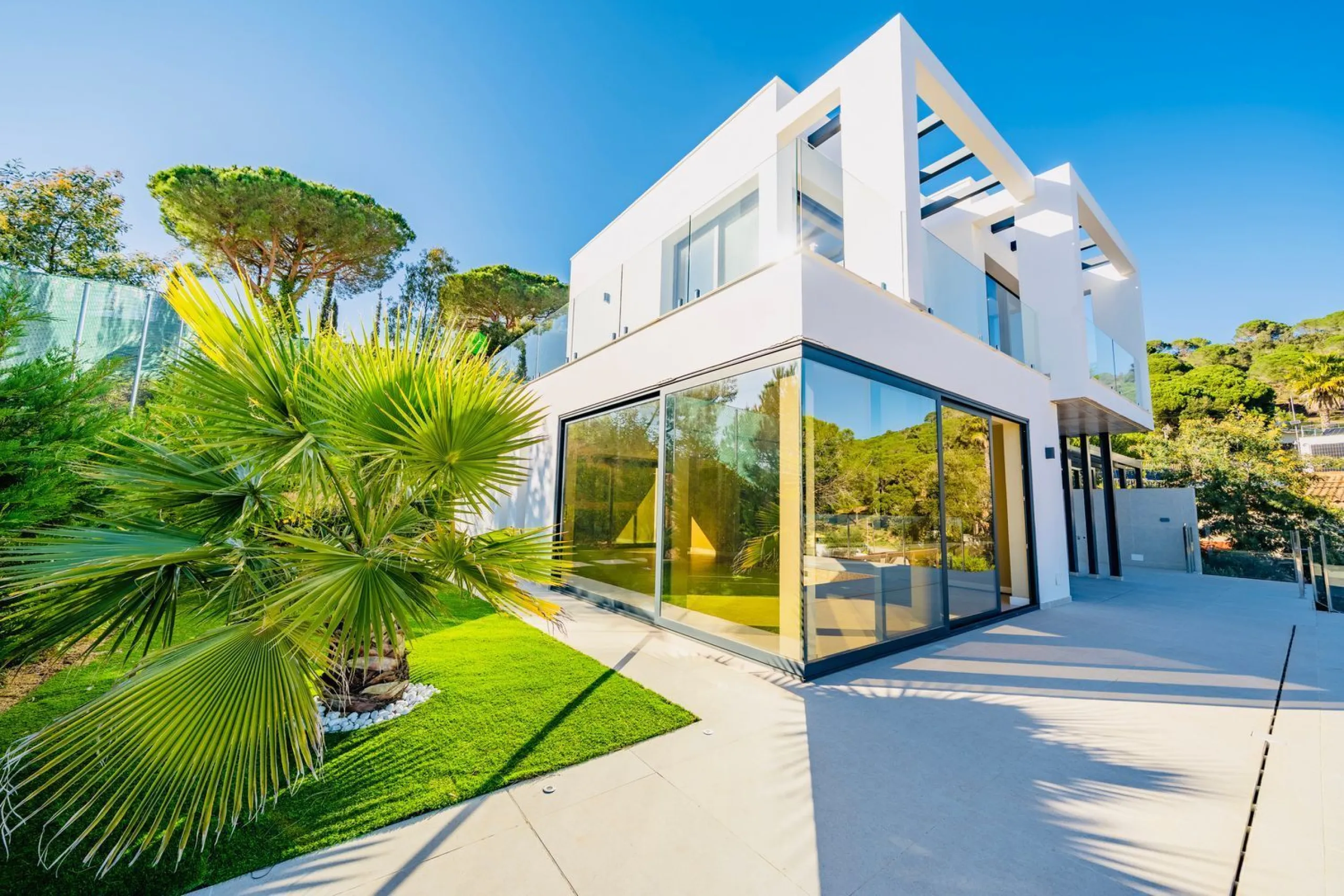 Newly built sea view house in Los Pinares, Lloret de Mar, Costa Brava